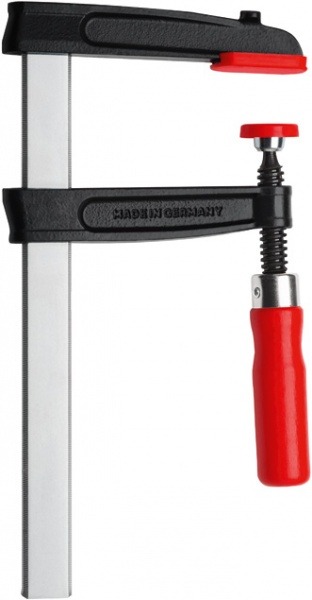 Струбцина из ковкого чугуна BESSEY TGRC, с деревянной ручкой, 200х100 мм. BE-TGRC20