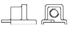Запасная часть, крепление шпинделя для BESSEY TCN  BE-3006043
