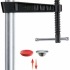Струбцина из ковкого чугуна BESSEY TG, с Т-образной ручкой, 600х120 мм. BE-TG60S12K
