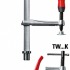 Зажимный элемент для сварочных столов BESSEY TW28, с двухкомпонентной ручкой, 300х120 мм. BE-TW28-30-12-2K