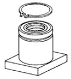 Запасная часть, резьбовая втулка для STBS BESSEY  BE-3100579