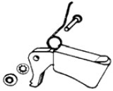 Запасная часть, защелка для BS2/3N BESSEY  BE-3100747