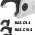 Станочный зажим BESSEY BAS-C compact, крепежное отверстие разрезное  BE-BAS-C9-4