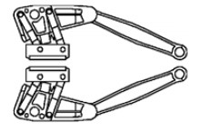Запасная часть, губки для струбцин EKT-55 BESSEY  BE-3100998