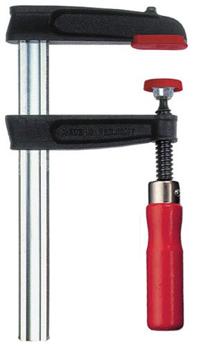 Струбцина BESSEY TPN, из ковкого чугуна, с деревянной ручкой, 300х60 мм. BE-TPN30B6BE