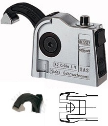 Станочный зажим BESSEY BAS-U matic, крепежное отверстие разрезное  BE-BAS-U9-4