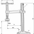Настольный зажим BESSEY BSG, Т-образная ручка, 210х140 мм. BE-BSG21-14