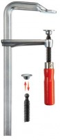 Цельнометаллическая струбцина BESSEY GZ с деревянной ручкой, 400х120 мм. BE-GZ40