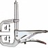 C-образная струбцина BESSEY GRZC, с захватом, 110х80 мм.  BE-GRZC