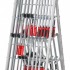 Мобильный стеллаж для струбцин BESSEY ZW, с товаром  BE-ZW1-A01-2K