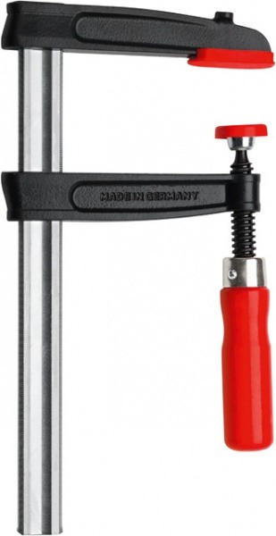 Струбцина BESSEY TPN, из ковкого чугуна, с деревянной ручкой, 200х100 мм. BE-TPN20BE