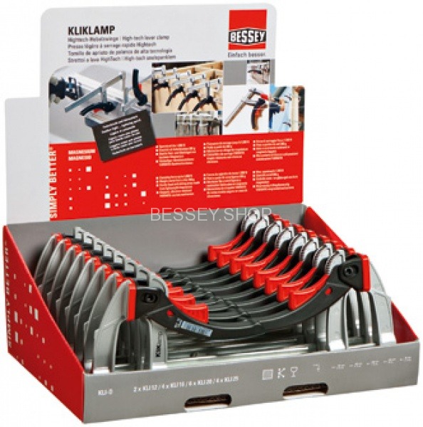 Набор струбцин BESSEY KliKlamp KLI-D  BE-KLI-D