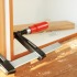 Струбцина BESSEY TGKR, из ковкого чугуна, с деревянной ручкой, 1250х120 мм. BE-TGKR125