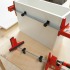 Адаптер для корпусной струбцины BESSEY KR-AS, поворачивающийся  BE-KR-AS