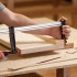 Струбцина BESSEY TPN, из ковкого чугуна, с двухкомпонентной ручкой, 250х120 мм. BE-TPN25BE-2K