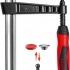 Струбцина из ковкого чугуна BESSEY TG, с двухкомпонентной ручкой Best-Comfort, 1000х175 мм. BE-TG100S17-2K